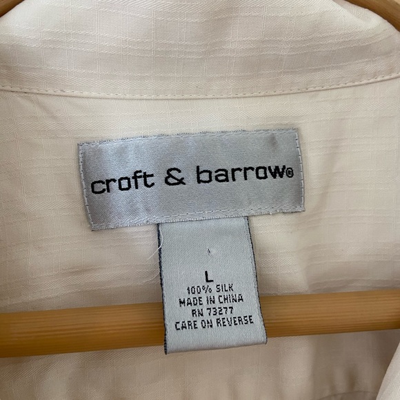 Croft & Barrow Silk Button Up - Picture 2 of 5